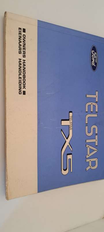 FORD TELSTAR OWNERS MANUAL